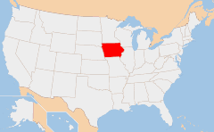 iowa map