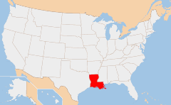 louisiana map